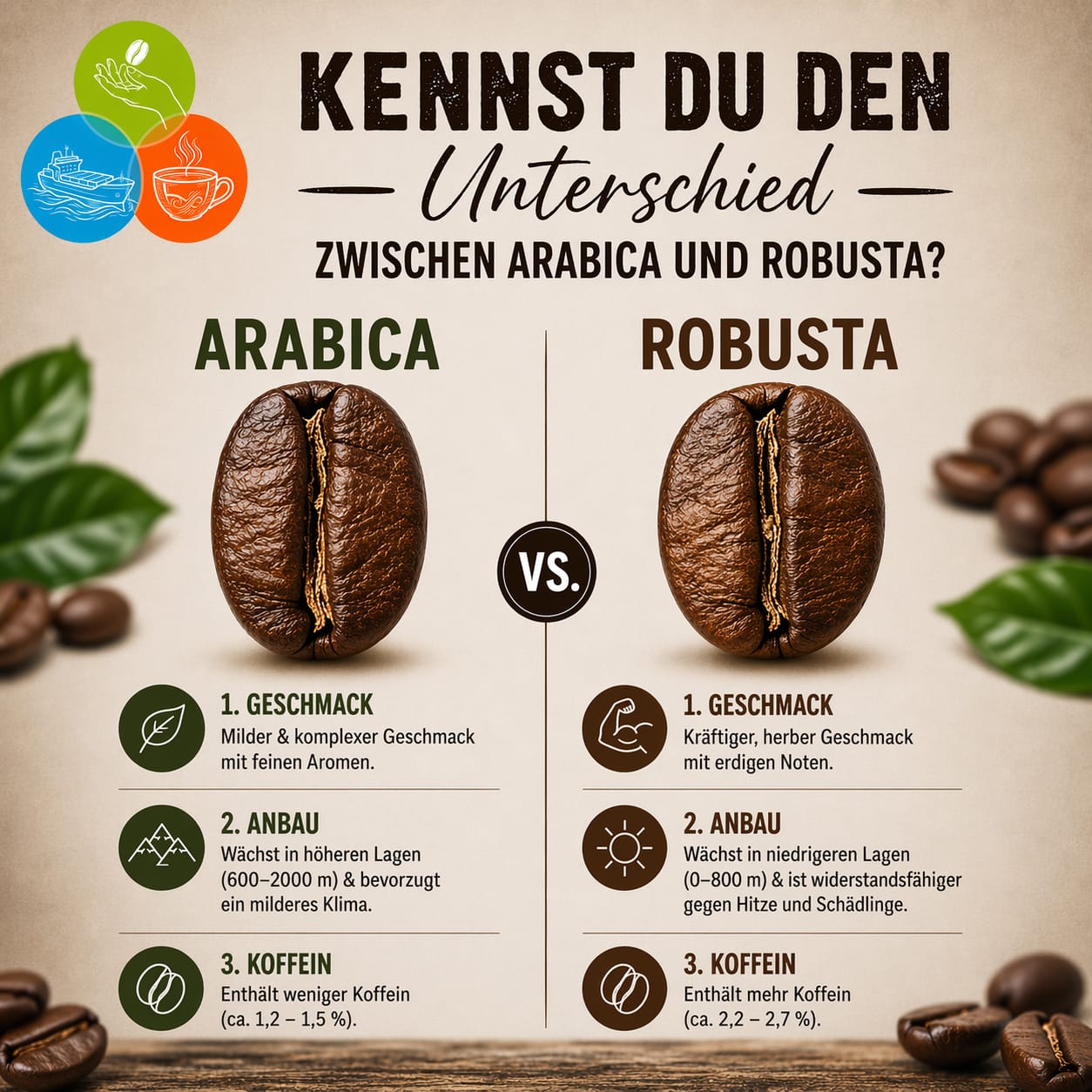 Arabica vs. Robusta – Welcher Kaffee-Typ bist du?